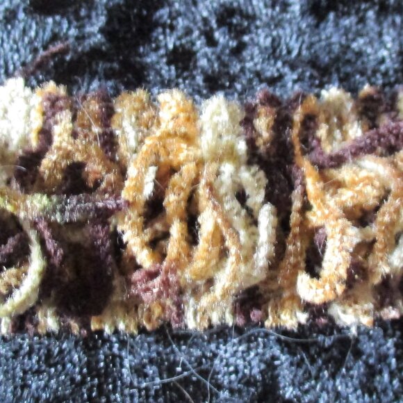 Unbranded Variegated Brown Fabric Fringe Trim - 2 yards - Picture 1 of 2